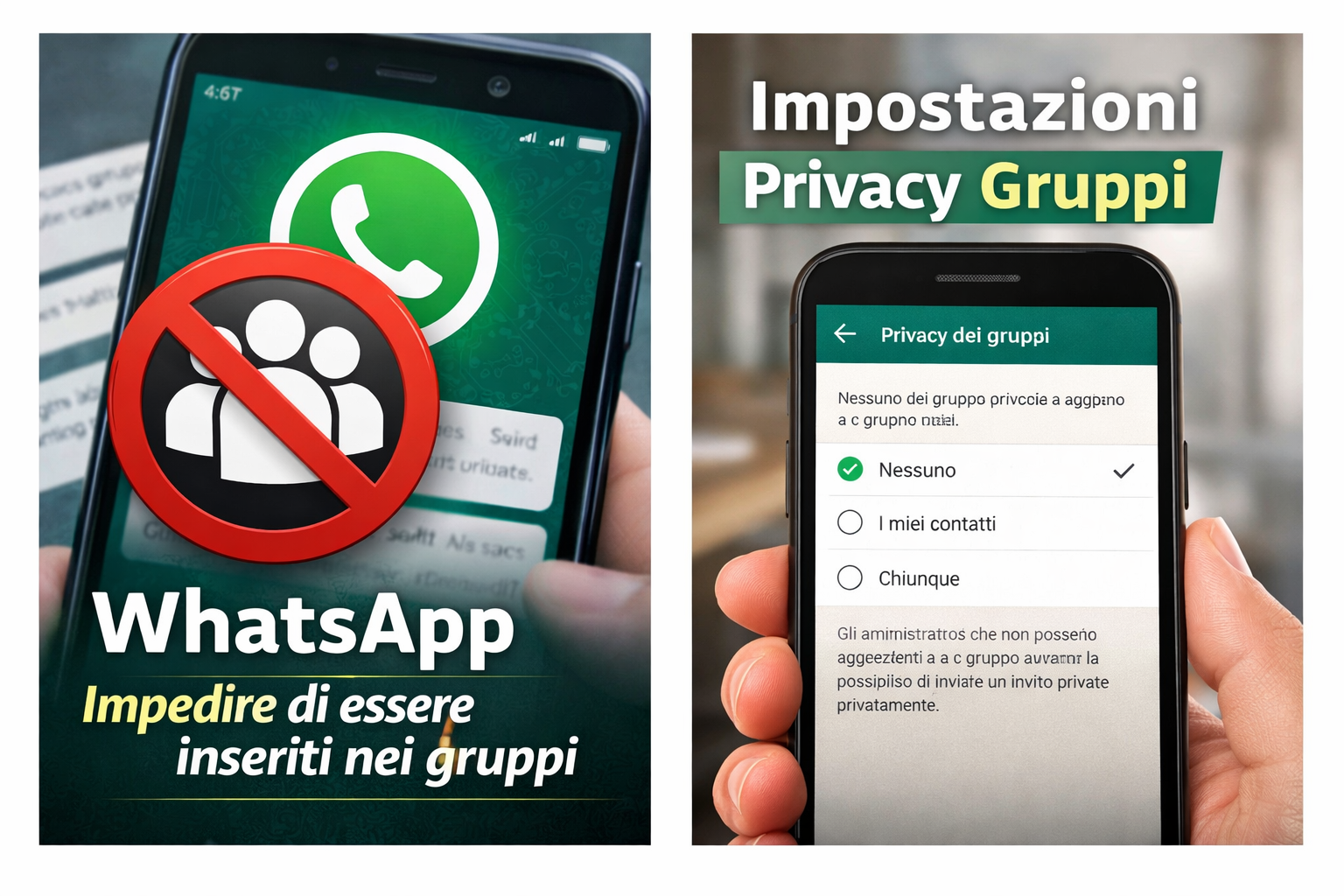 WhatsApp: in arrivo la possibilità di impedire di essere inseriti nei gruppi